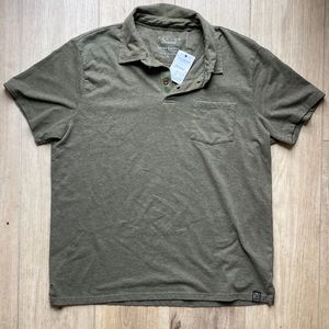 NWT! Mens polo, moss green